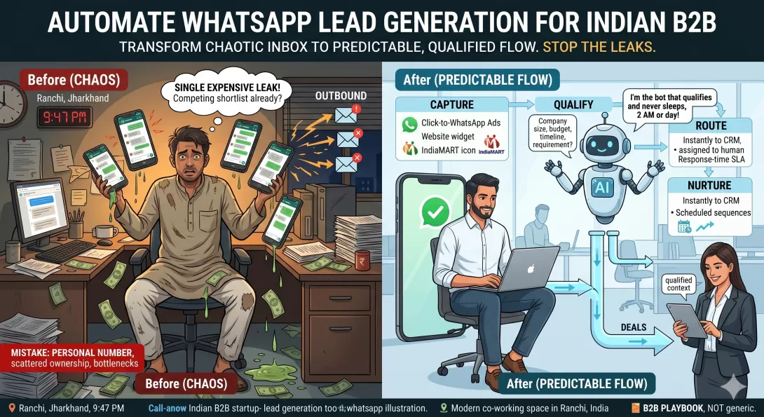 Automate WhatsApp Lead Generation