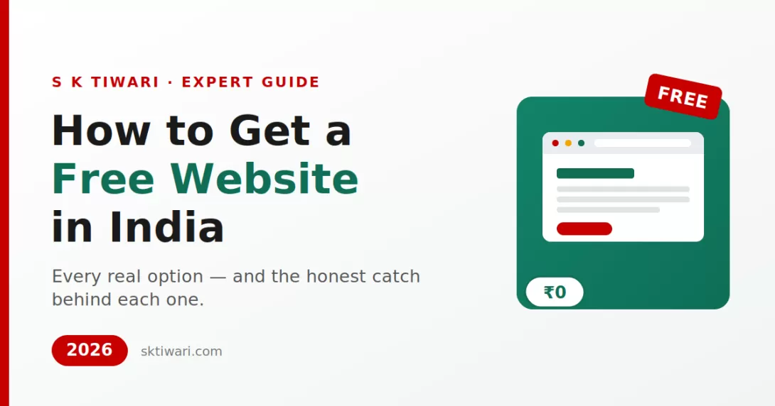 How to Get a Free Website in India